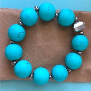 🐆 Turquoise beaded bracelet